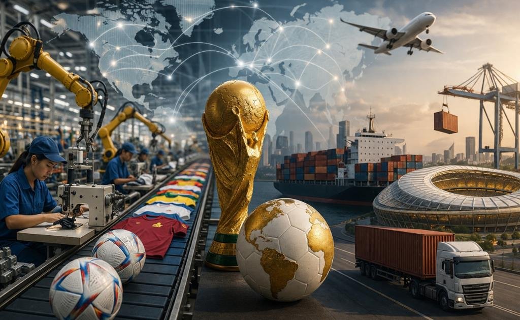 A Copa começa nas fábricas: o papel do comércio internacional por trás do maior evento esportivo do mundo